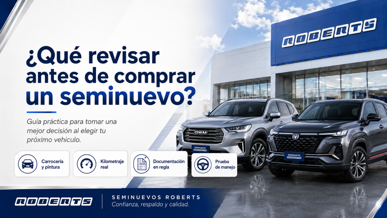 ¿Qué revisar antes de comprar un auto seminuevo?