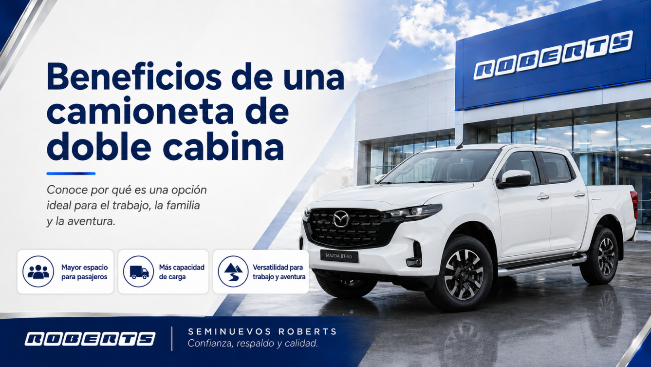 Beneficios de una camioneta doble cabina